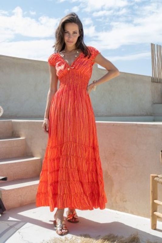Phoenix Kjole Orange