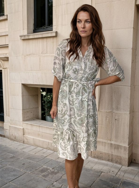 Paisley dress grønn