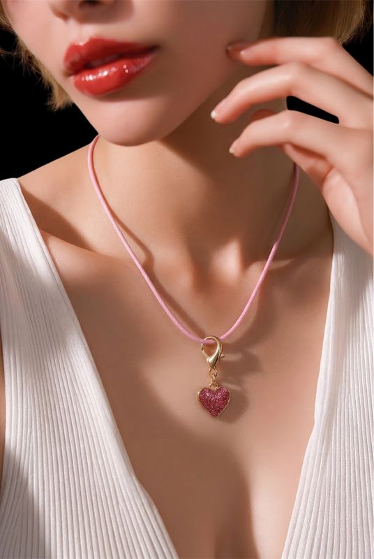 Stort hjerte rosa