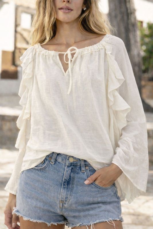 Emma bluse hvit