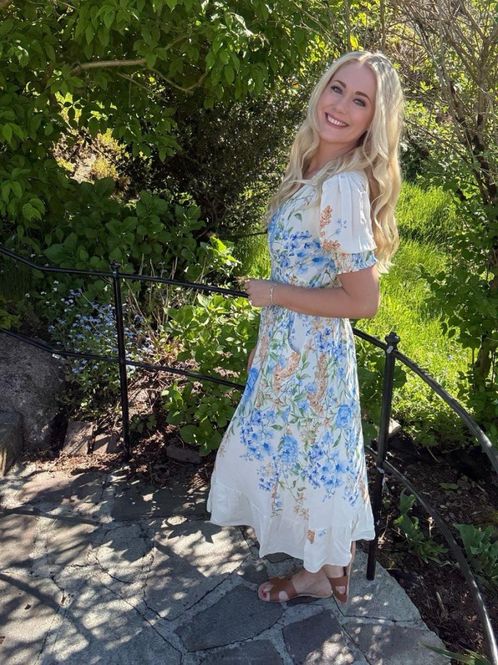 Hovedbilde Rose kjole blå