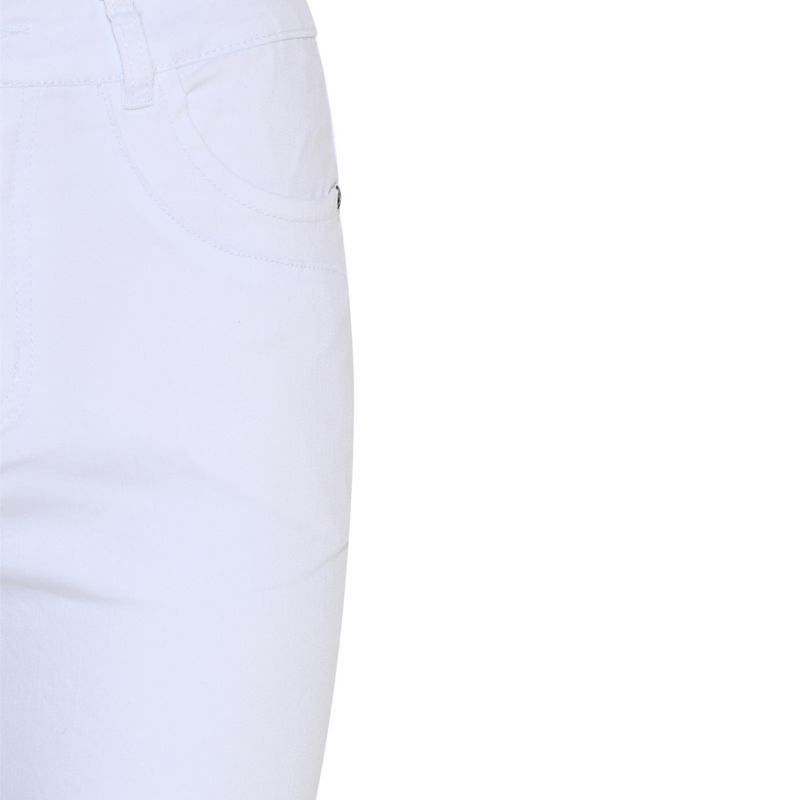 Patti Bootcut Button Hvit