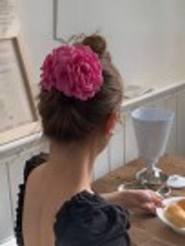 Hårklype Blomst 6 farger