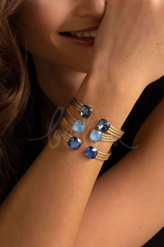 Ada Armbånd Swarowski konge blå