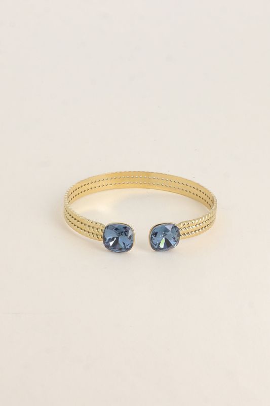 Ada Armbånd Swarowski denim