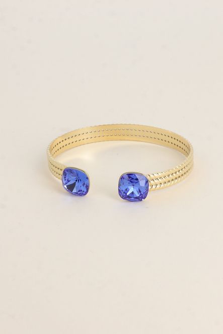Hovedbilde Ada Armbånd Swarowski konge blå