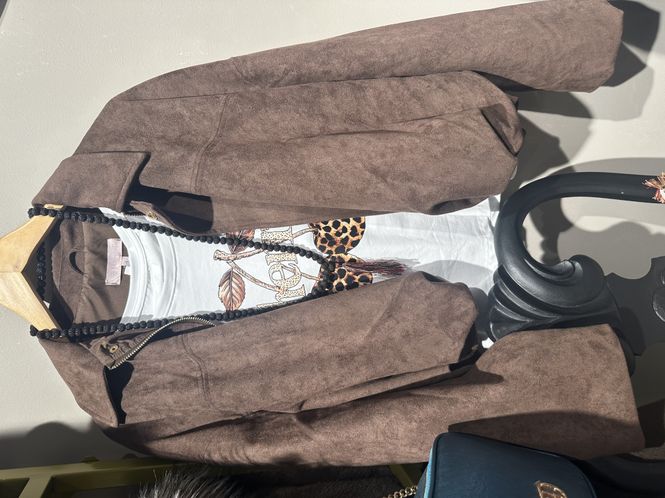 Hovedbilde Brun bomber jakke