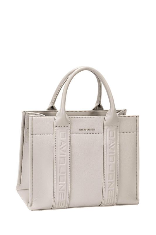 Beige stor veske
