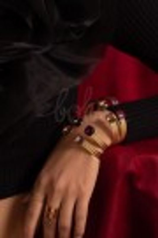 Ada Armbånd Swarowski lilla