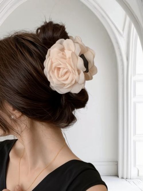 Hovedbilde Hårklype Blomst 6 farger