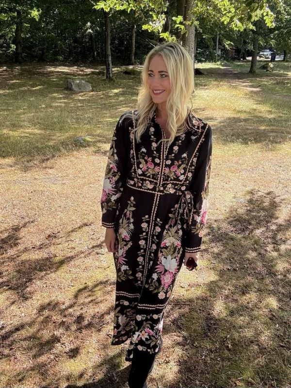 Veronika kjole med mønster