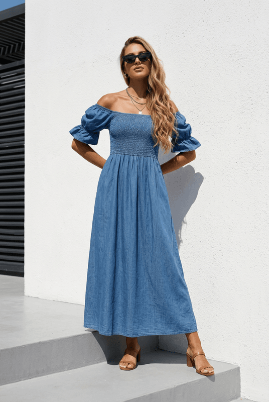 Smock dress tencel