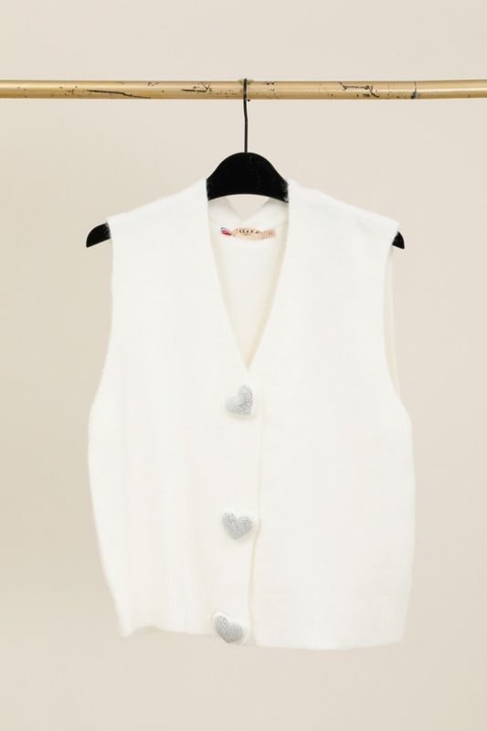 Vest blå
