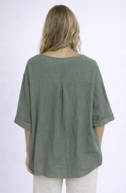 Sima bluse grønn