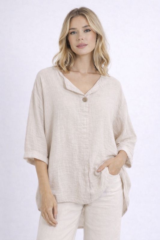 Sima bluse hvit