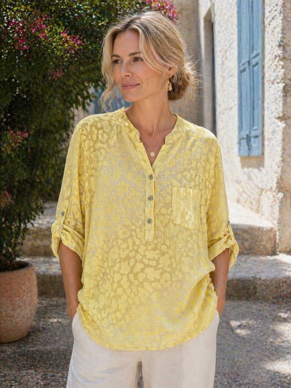 Blink bluse gul